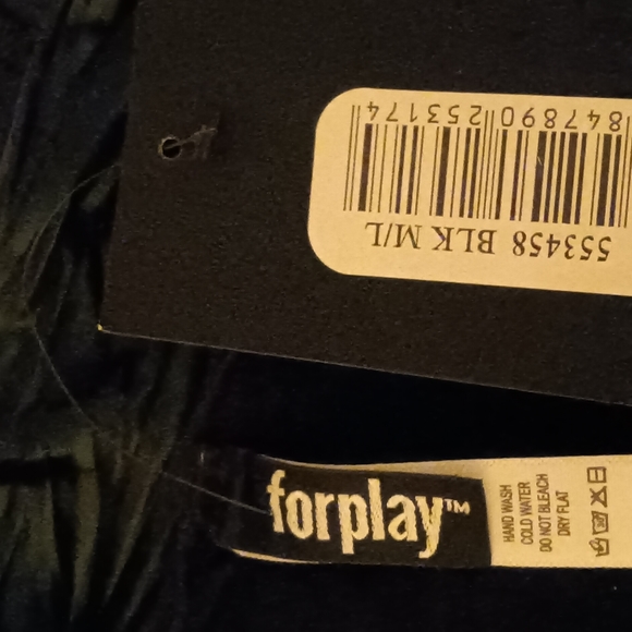 Forplay textured black catsuit - Picture 5 of 5